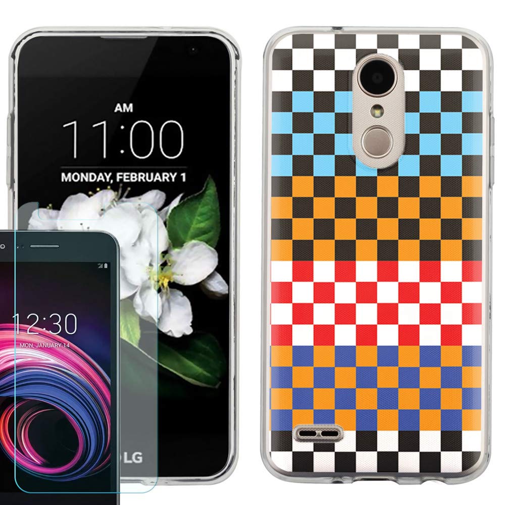 Durable TPU Phone Case for LG Aristo 3 & Tribute Empire with Tempered Glass - Perfect for Daily Protection & Style
