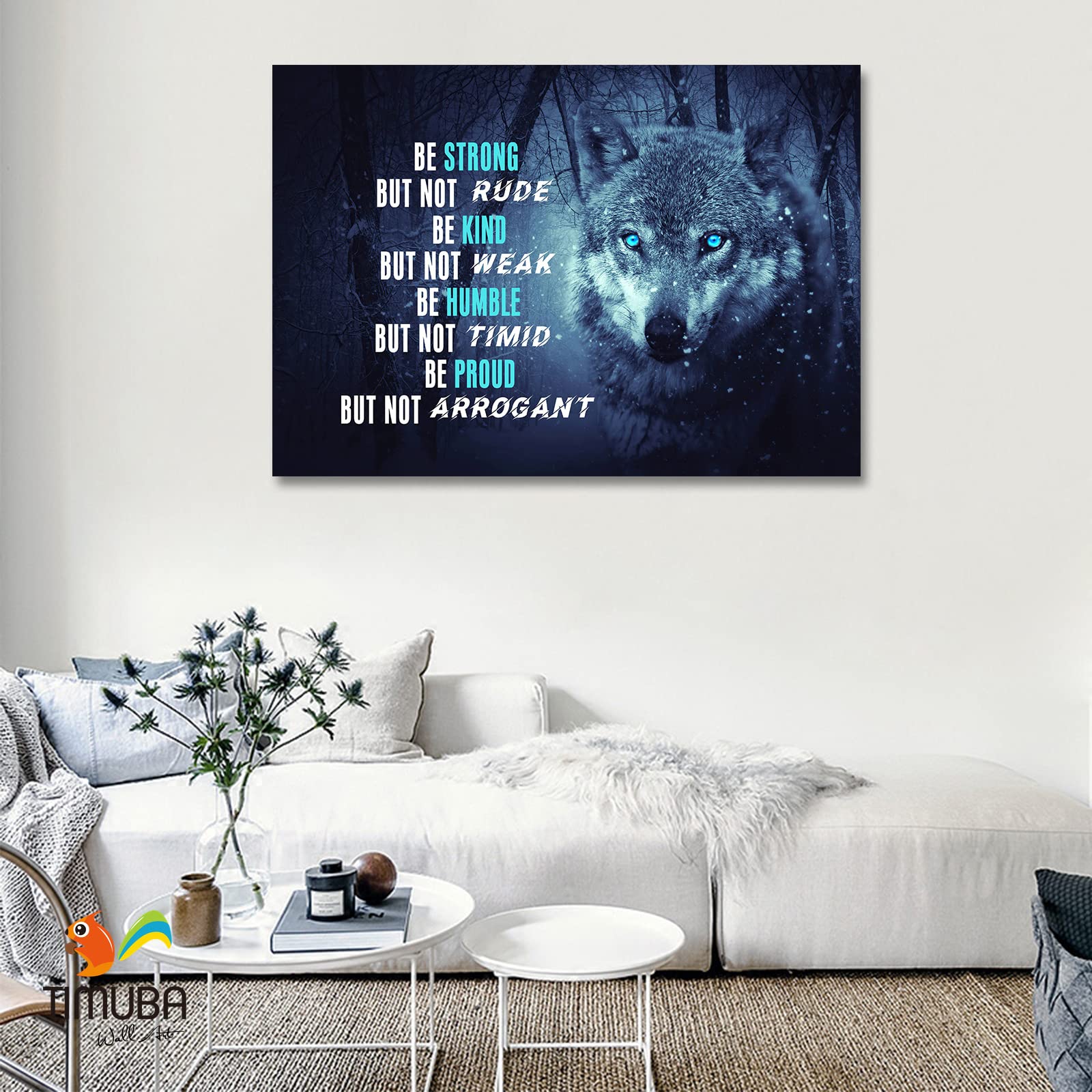 Inspirational Wall Art Motivational Quotes Canvas Print for Office & Home Decor - Framed Horse Artwork with Positive Sayings - Perfect for Gym, Living Room & Workspace (32x48 Inches)