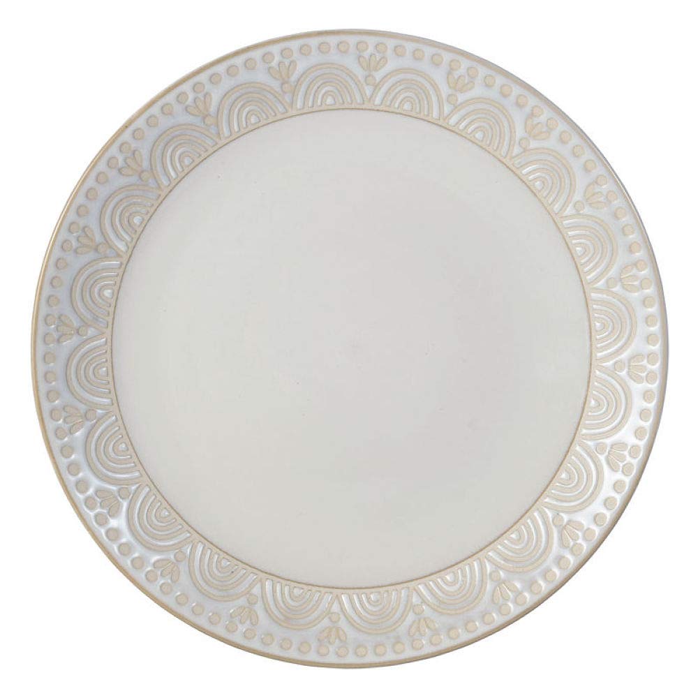 Pfaltzgraff Amelia Cream 16-Piece Dinnerware Set - Elegant Stoneware Plates, Bowls & Mugs for Everyday Dining, Family Gatherings & Special Occasions