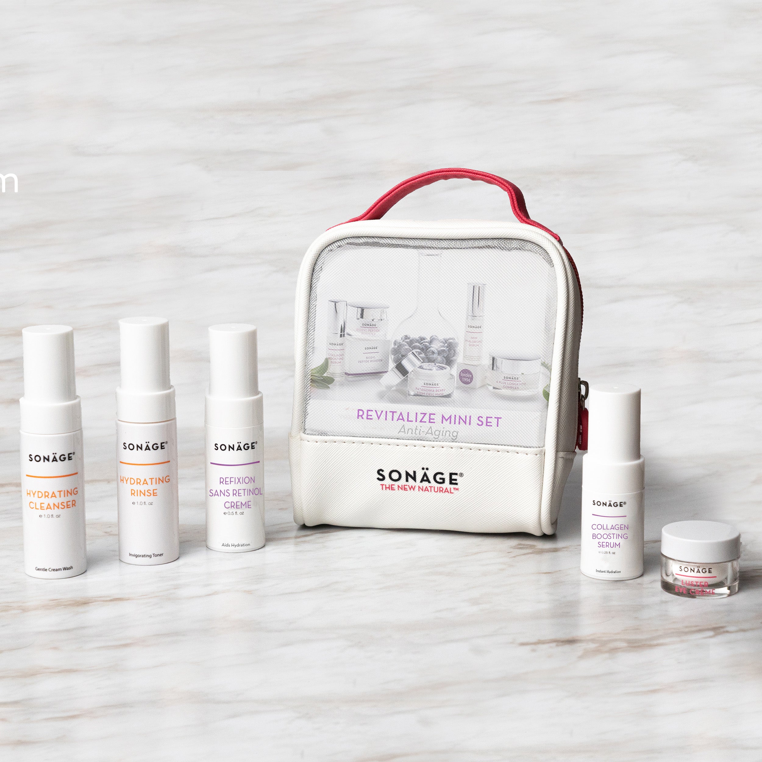 Revitalize Mini Skincare Set - Anti-Aging Face Cream & Eye Serum for Women - Perfect for Daily Hydration & Night Routine | Travel-Friendly Skincare Kit