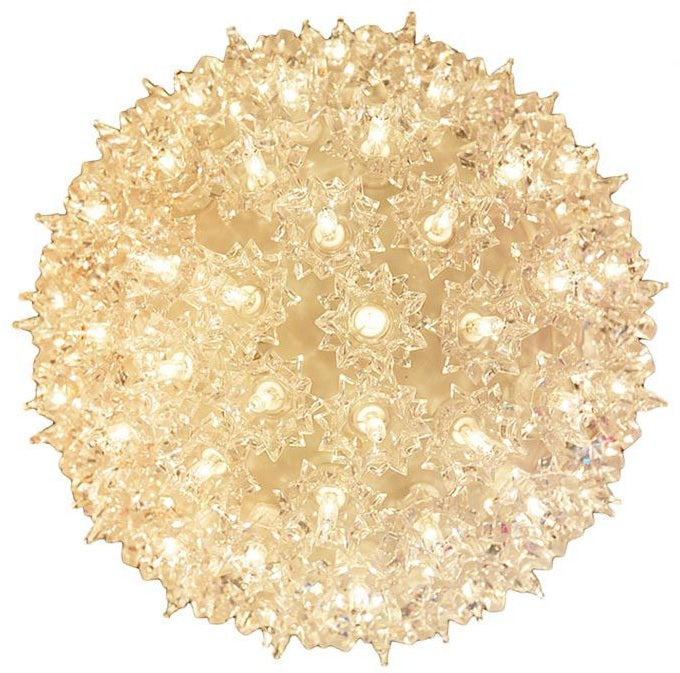 (Clear) 6 inch Starlight Sphere lit with 50 Clear lights