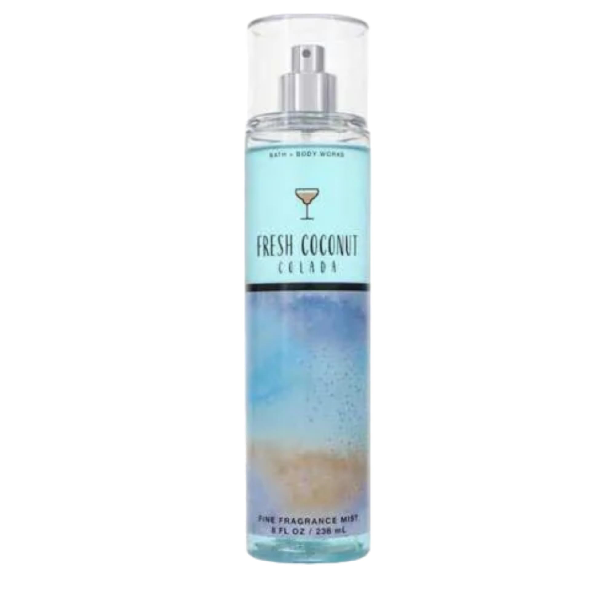 Bath & Body Works Fresh Coconut Colada Body Spray Mist 8 oz - Tropical Scent for Women, Long-Lasting Fragrance | Perfect for Summer, Beach Days & Vacation