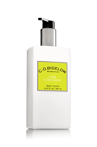 C.O. Bigelow Lime & Coriander Body Lotion 11.6 Oz - Moisturizing & Refreshing Scent for Dry Skin - Perfect for Daily Use, Spa Days & Gift Giving