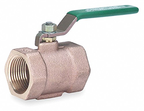 Milwaukee Bronze Butterfly Disc Valve - 2 Inch Pipe Size, 175 psi Pressure Rating - Ideal for Plumbing, HVAC, and Industrial Water Systems