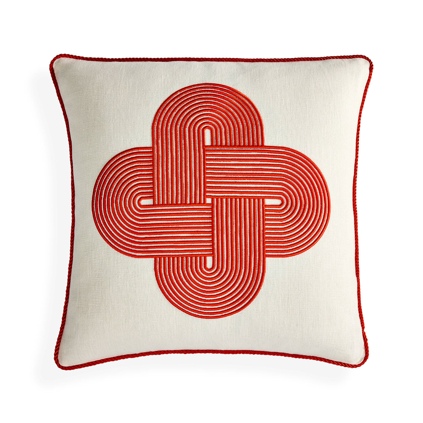 Pompidou Red Plus Pillow - Ultra Soft Decorative Throw Pillow for Sofa, Bed & Couch - Perfect for Living Room, Bedroom & Home Decor
