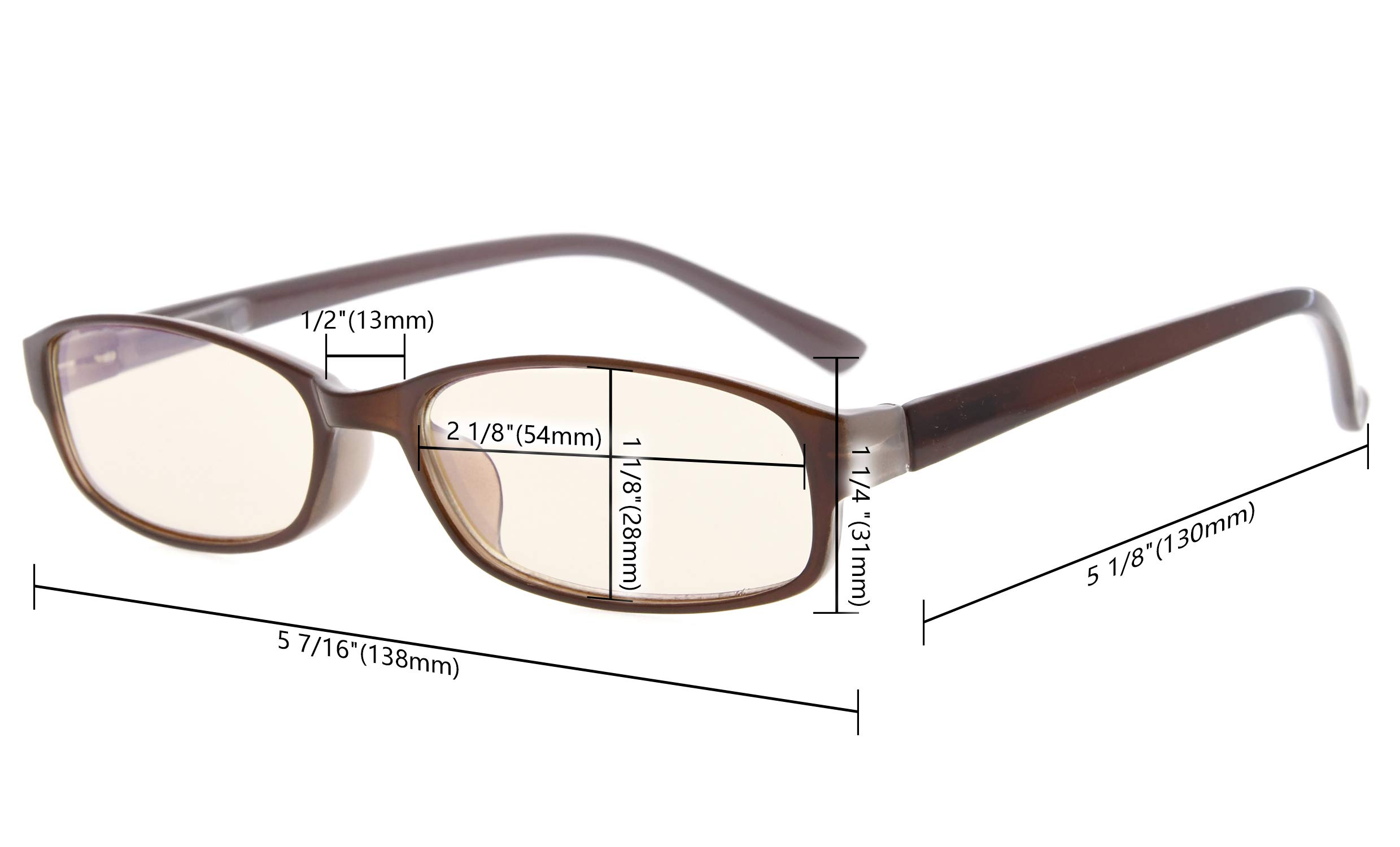CessBlu Small Lens UV Protection Computer Reading Glasses for Women - Lightweight & Stylish for Work, Reading & Screen Use