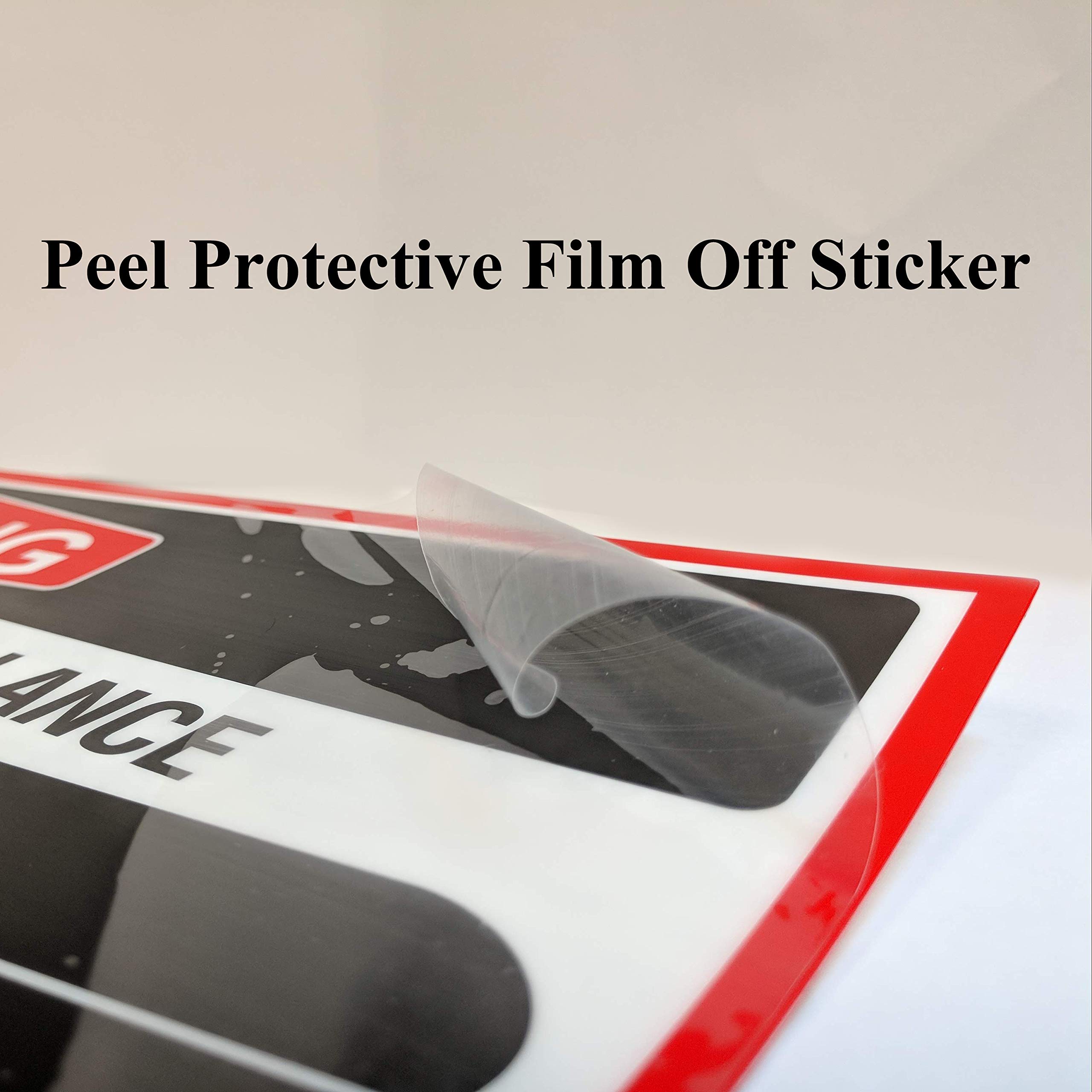 Spy Spot | 'Please Do Not Flush' Sanitary Products, Tissues & Wipes Vinyl Decal Sticker - Pack of 2 (4