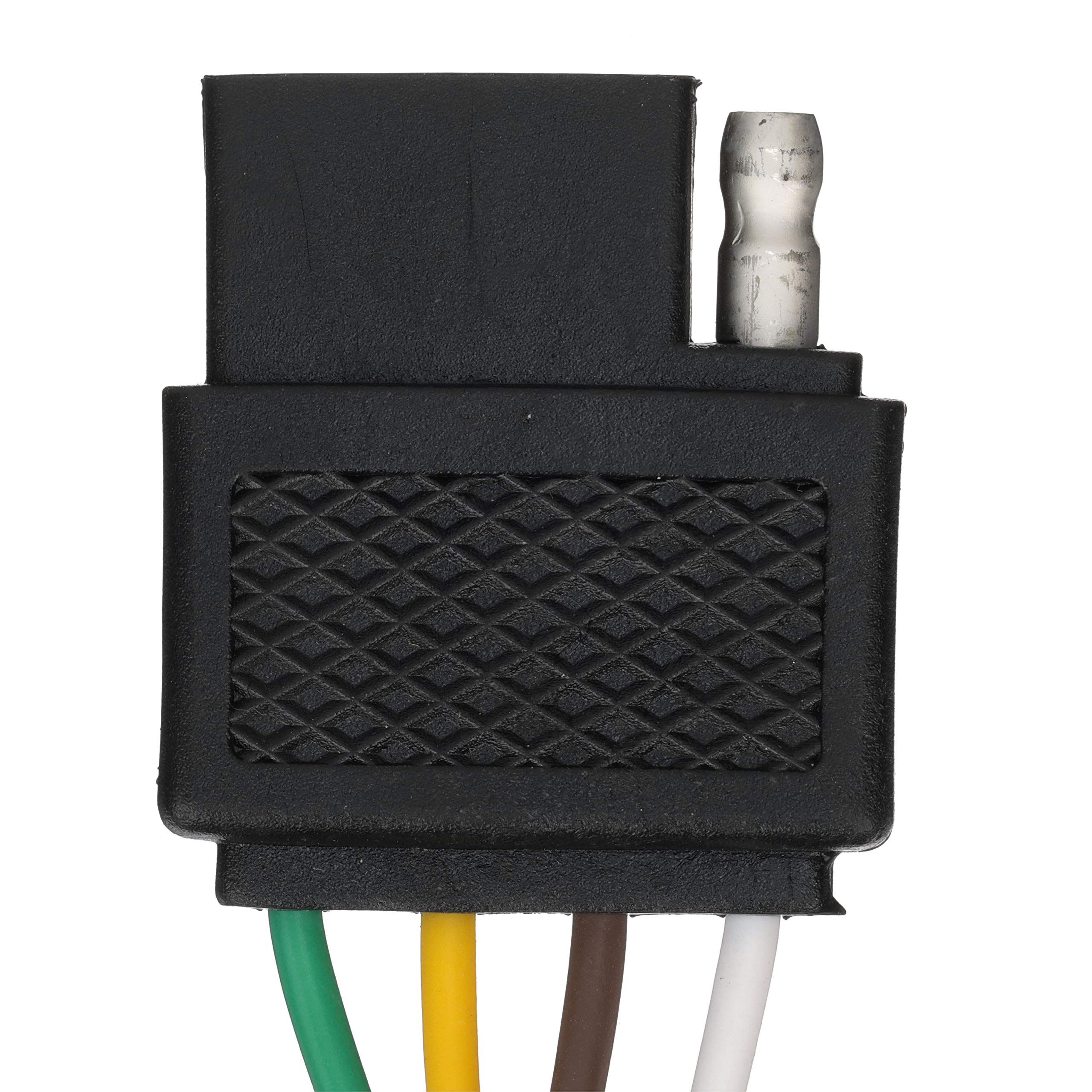Seachoice 7-Way Trailer Wiring Connector - Heavy Duty Weatherproof Electrical Plug for Boat, RV & Utility Trailers - Perfect for Towing, Camping & Marine Applications