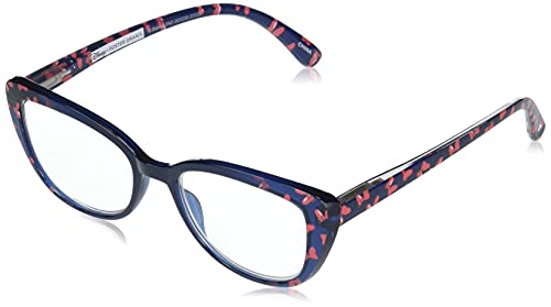 Navy Blue With Red