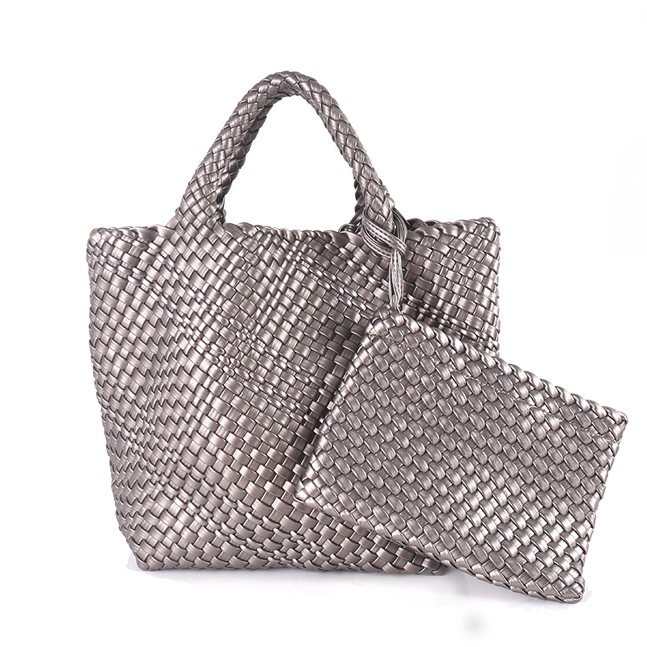 Eco-Friendly Vegan Leather Tote Bag for Women - Large Capacity Travel & Shopping