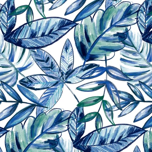 Leaves Ink Blue