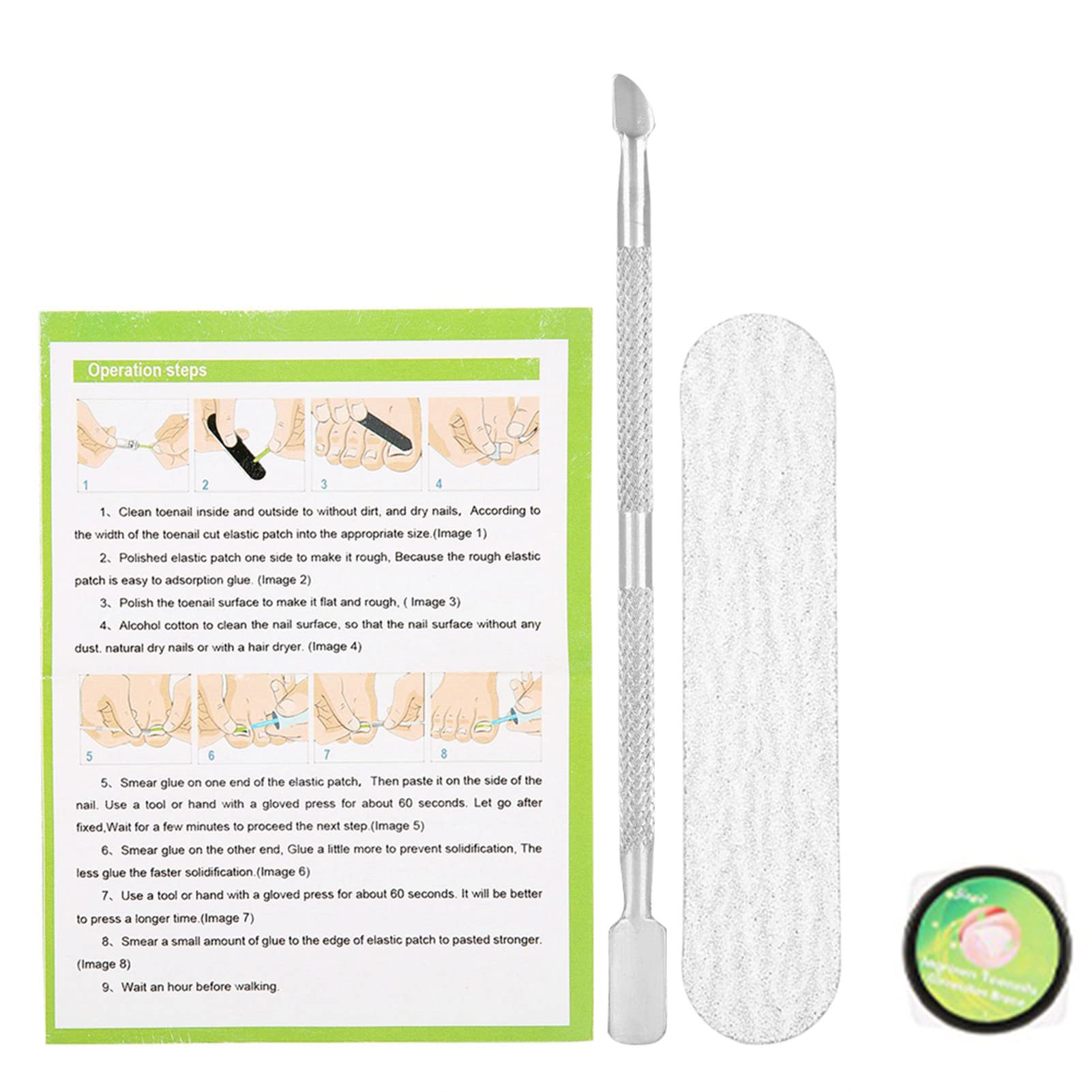 Professional Nail Correction Stickers for Ingrown Toenails - 24 Pack Pedicure Treatment for Paronychia & Foot Care - Perfect for Home Use, Salon Treatments, and Post-Surgery Recovery