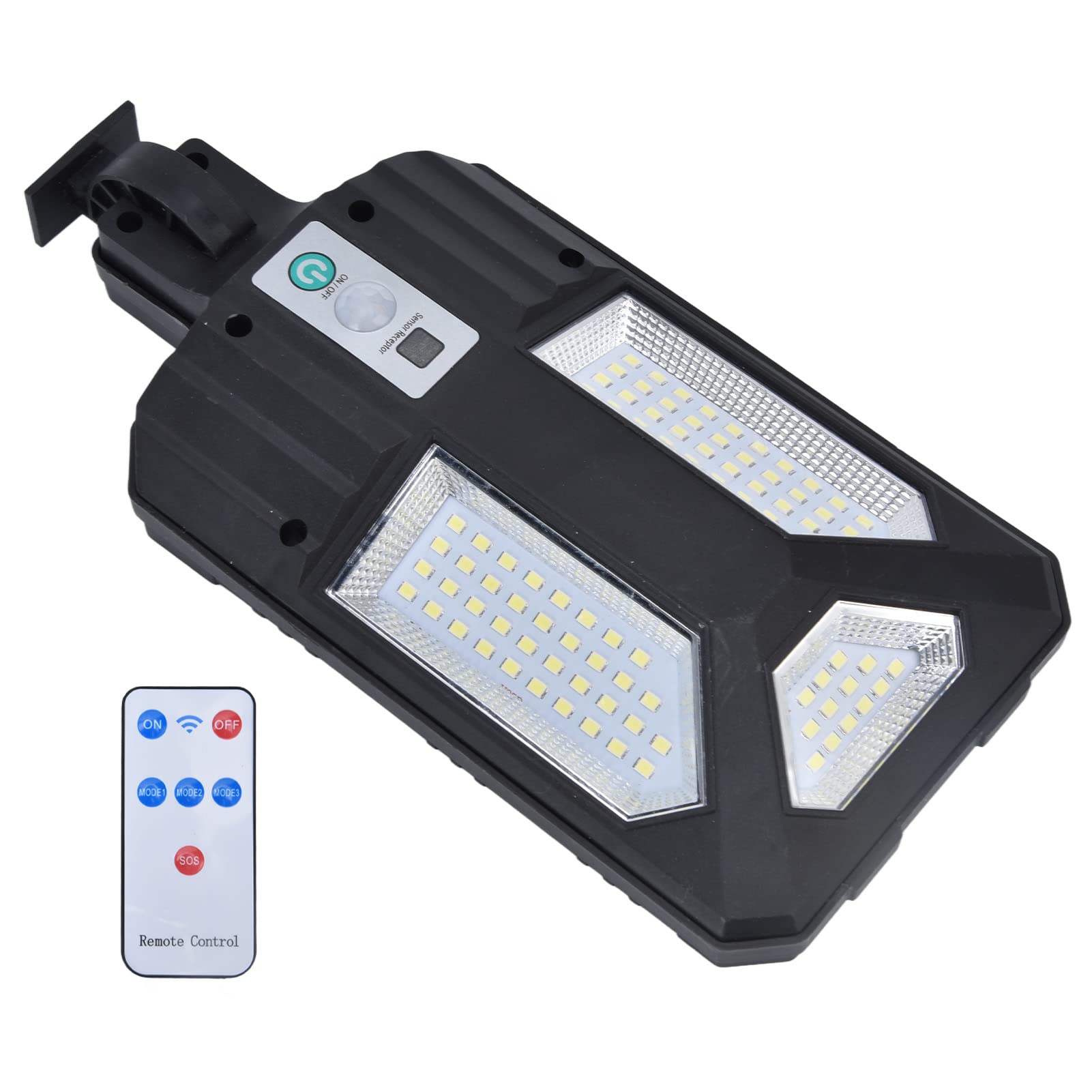 Jeanoko Solar Street Lamp - 87 LED High Brightness Outdoor Light with Motion Sensor | Perfect for Garden, Pathway, Driveway & Backyard Lighting