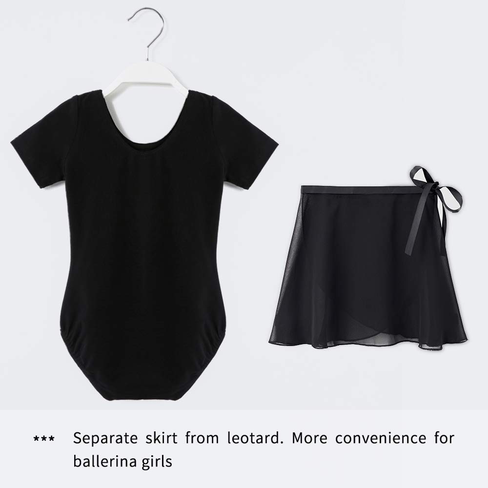 Stelle Girls Ballet Leotard & Dance Outfit Set with Skirt & Tights - Toddler to Big Kid Sizes | Perfect for Ballet Class, Recitals & Dance Performances