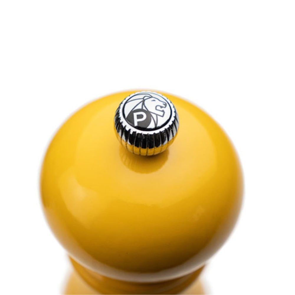 Peugeot Paris u'Select 7-Inch Premium Pepper Grinder - Adjustable Coarseness, Saffron Yellow - Perfect for Kitchen, Dining Table & Gourmet Cooking