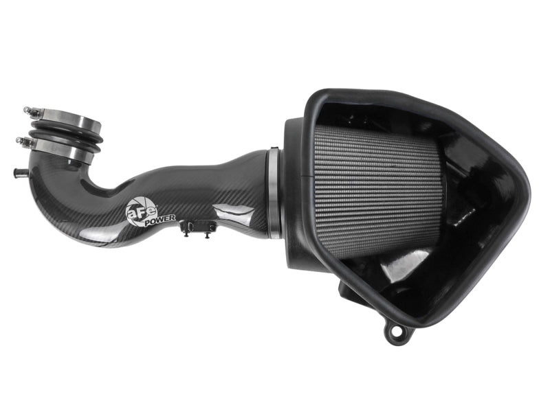 aFe 19-21 GM Trucks 5.3L/6.2L Track Series Carbon Fiber Cold Air Intake System with Pro Dry S Filters - Performance Upgrade for Silverado & Sierra - Off-Road & Street Racing Use