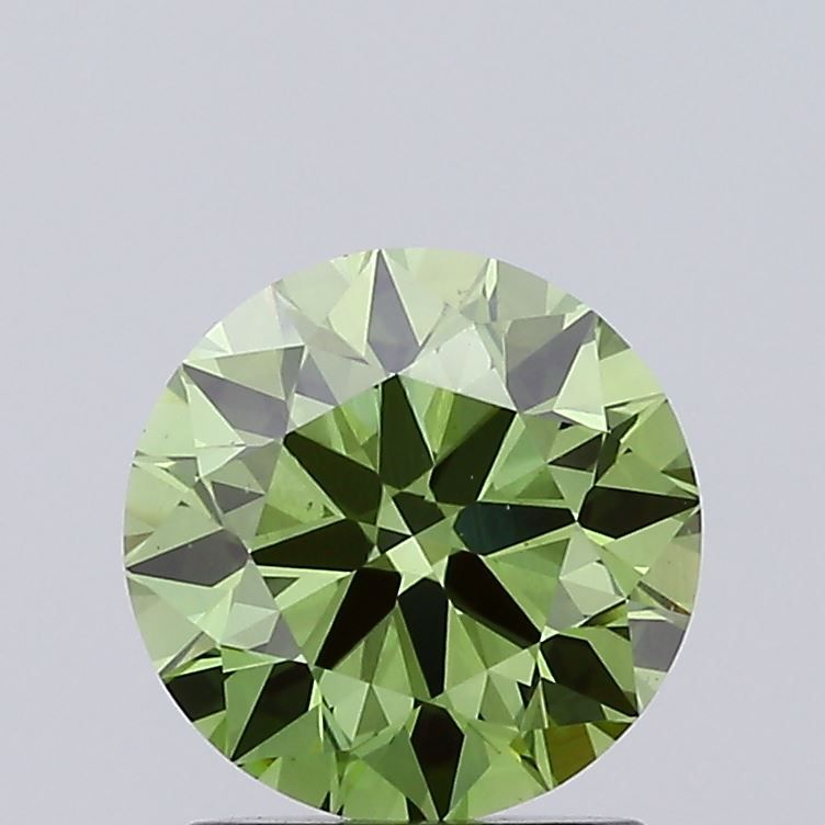 1.26 Carat Round Cut Fancy Green Diamond - Exquisite Loose Gemstone for Engagement Rings & Fine Jewelry | Perfect for Anniversary Gifts & Special Occasions