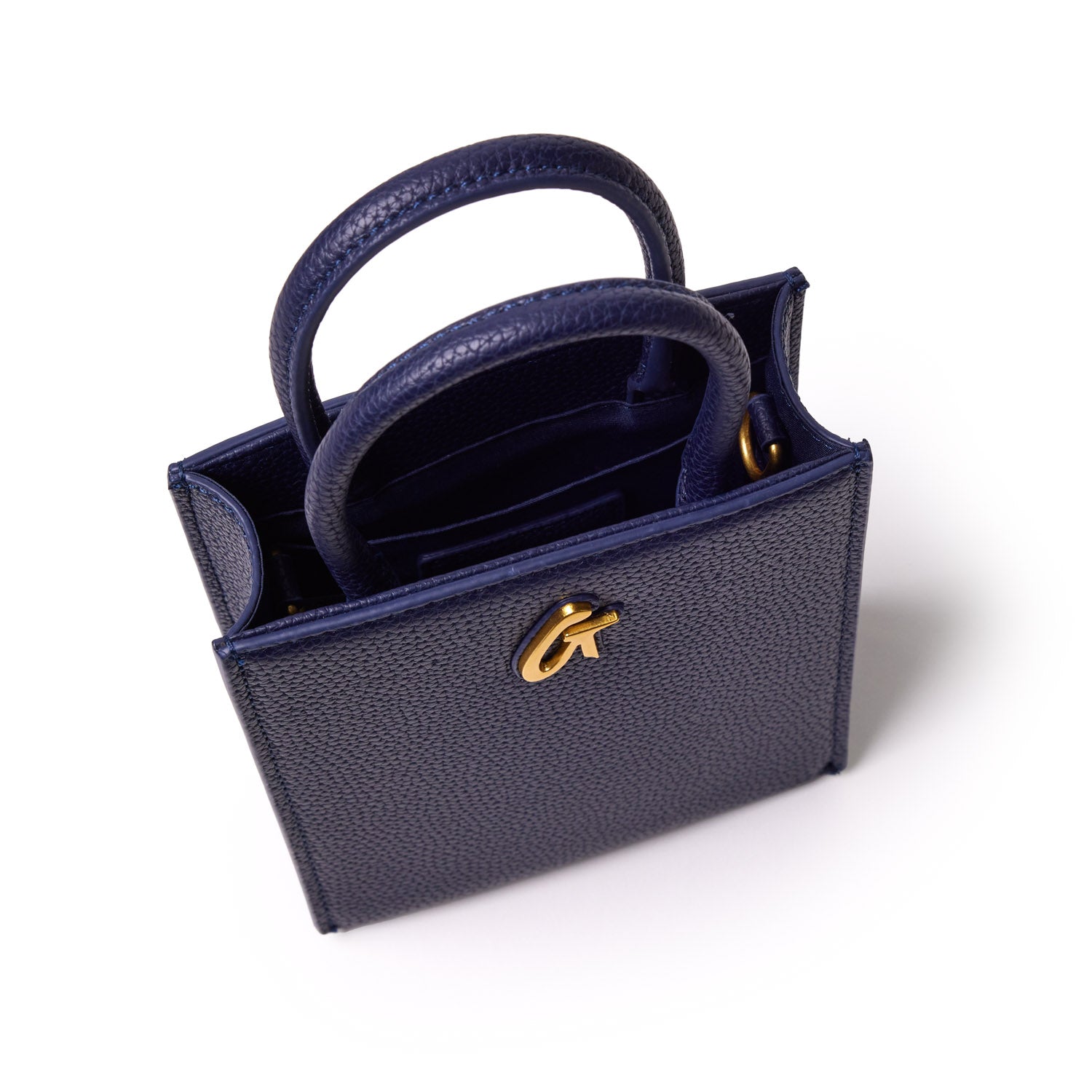 Mini Pebble Tote Bag - Navy Blue Stylish Crossbody Purse for Women | Perfect for Work, Travel, and Everyday Use