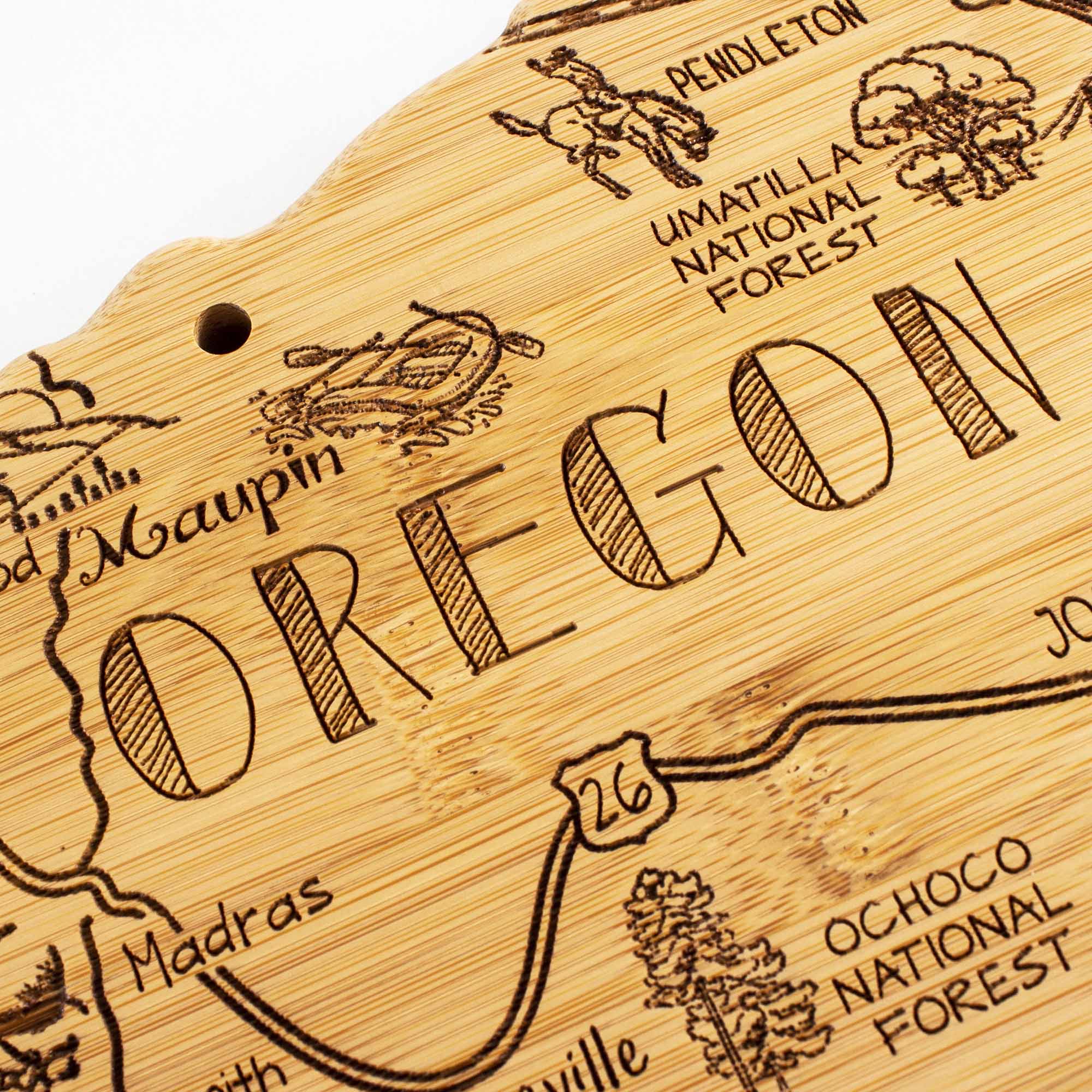 Premium Oregon Wood Cutting Board 14.5