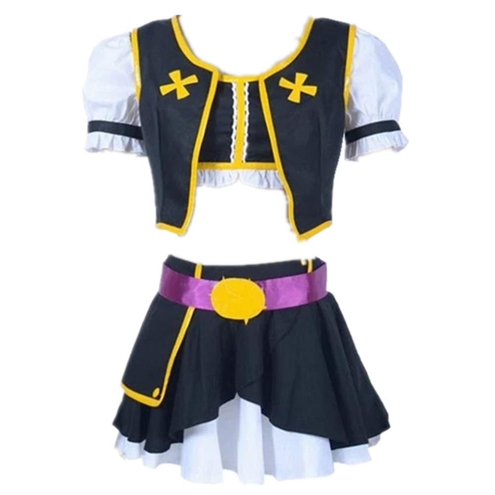 Anime LoveLive Maki Nishikino Cosplay Costume Set - School Uniform Outfit with Wig & Accessories for Halloween, Christmas, New Year Parties, Conventions & Anime Events