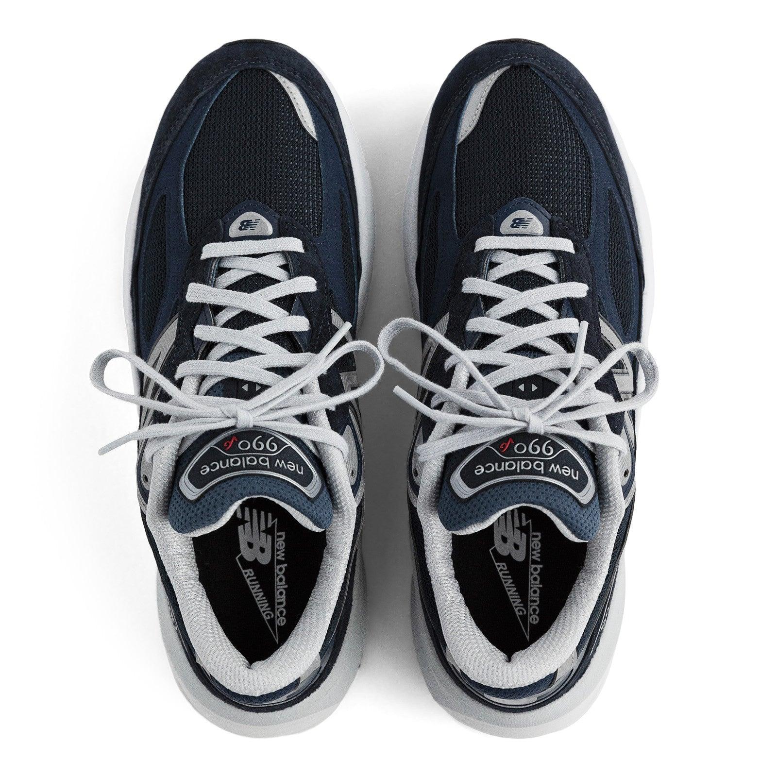 New Balance 990v6 Running Shoes for Men & Women - Navy Blue - Comfortable & Durable Sneakers for Walking, Jogging, and Everyday Wear in USA