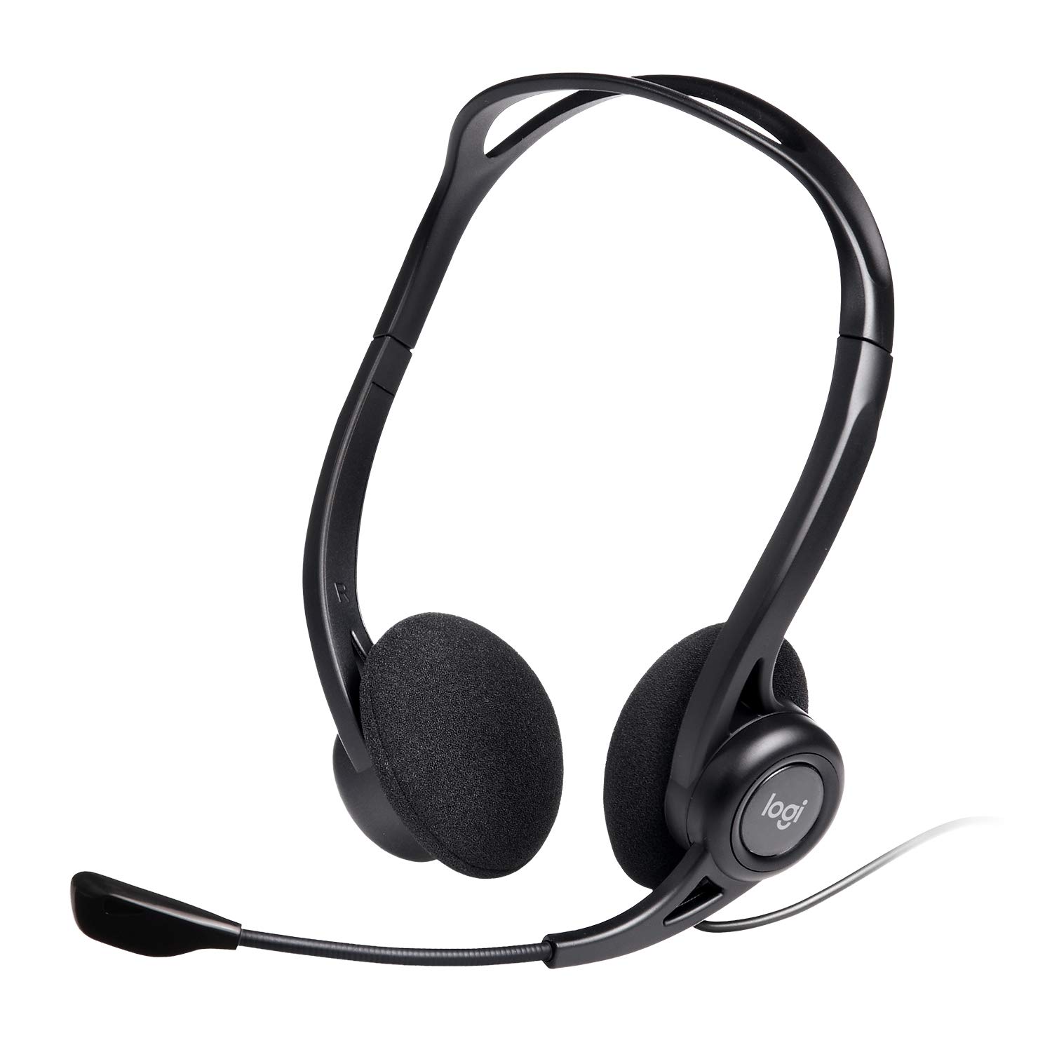 Logitech OEM PC 960 USB Stereo Headset - Noise Cancelling Gaming Headphones with Mic for PC, Laptop, PS4, Xbox - Perfect for Online Meetings, Gaming & Music