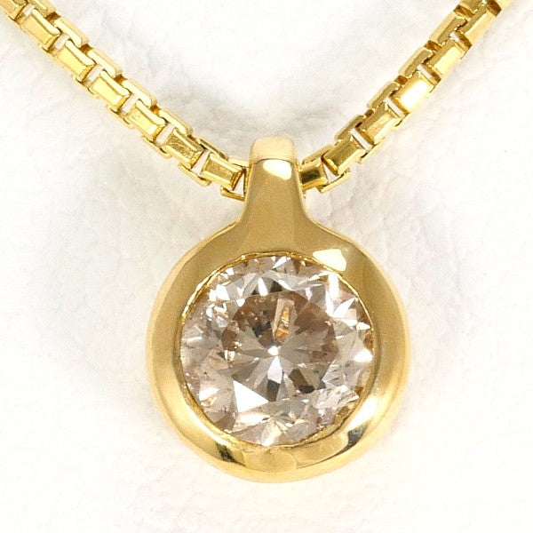 18K Yellow Gold Brown Diamond Necklace for Women - Elegant & Luxurious Jewelry Gift for Anniversary, Birthday & Special Occasions