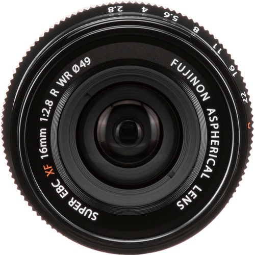 FUJIFILM XF 16mm f/2.8 R WR Prime Lens for Fuji X Series Cameras - Compact & Weather-Resistant Black Lens - Perfect for Street Photography & Travel