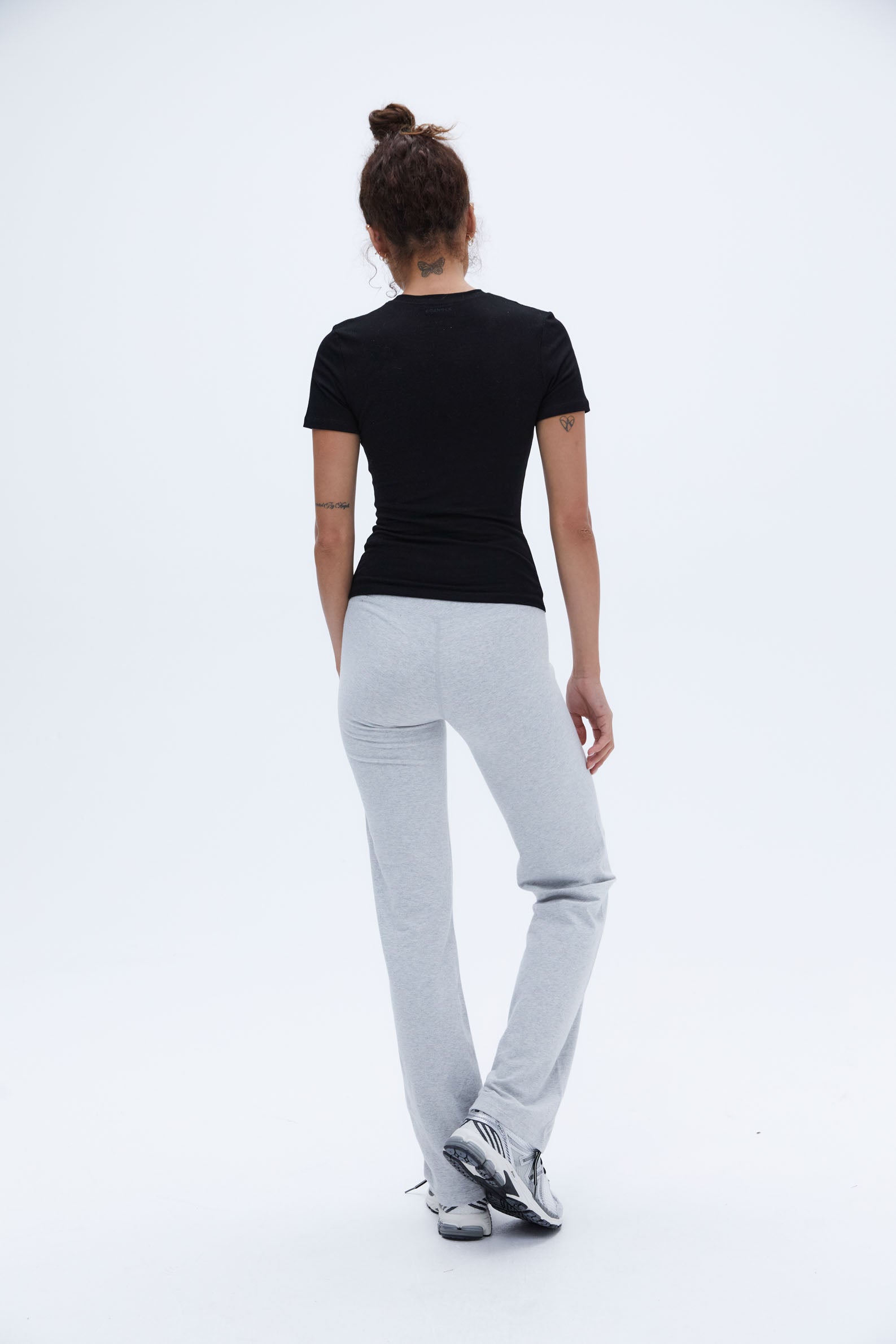Women's Black Cotton Short Sleeve T-Shirt - Soft Breathable Casual Tee for Summer, Workout & Everyday Wear