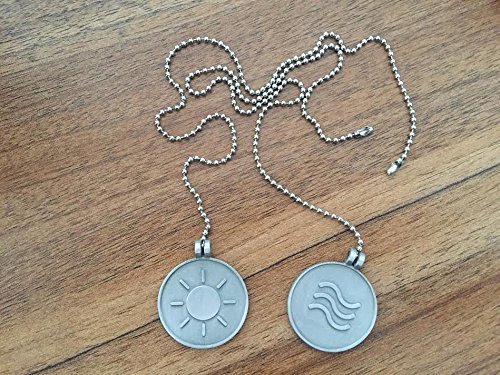 12 Inch Ceiling Fan Pull Chain Extender with Ball Chain Connector - Set of 2 Brushed Nickel Camo Pull Chains for Ceiling Fans & Lights - Perfect for Bedroom, Living Room & Outdoor Patio Fans