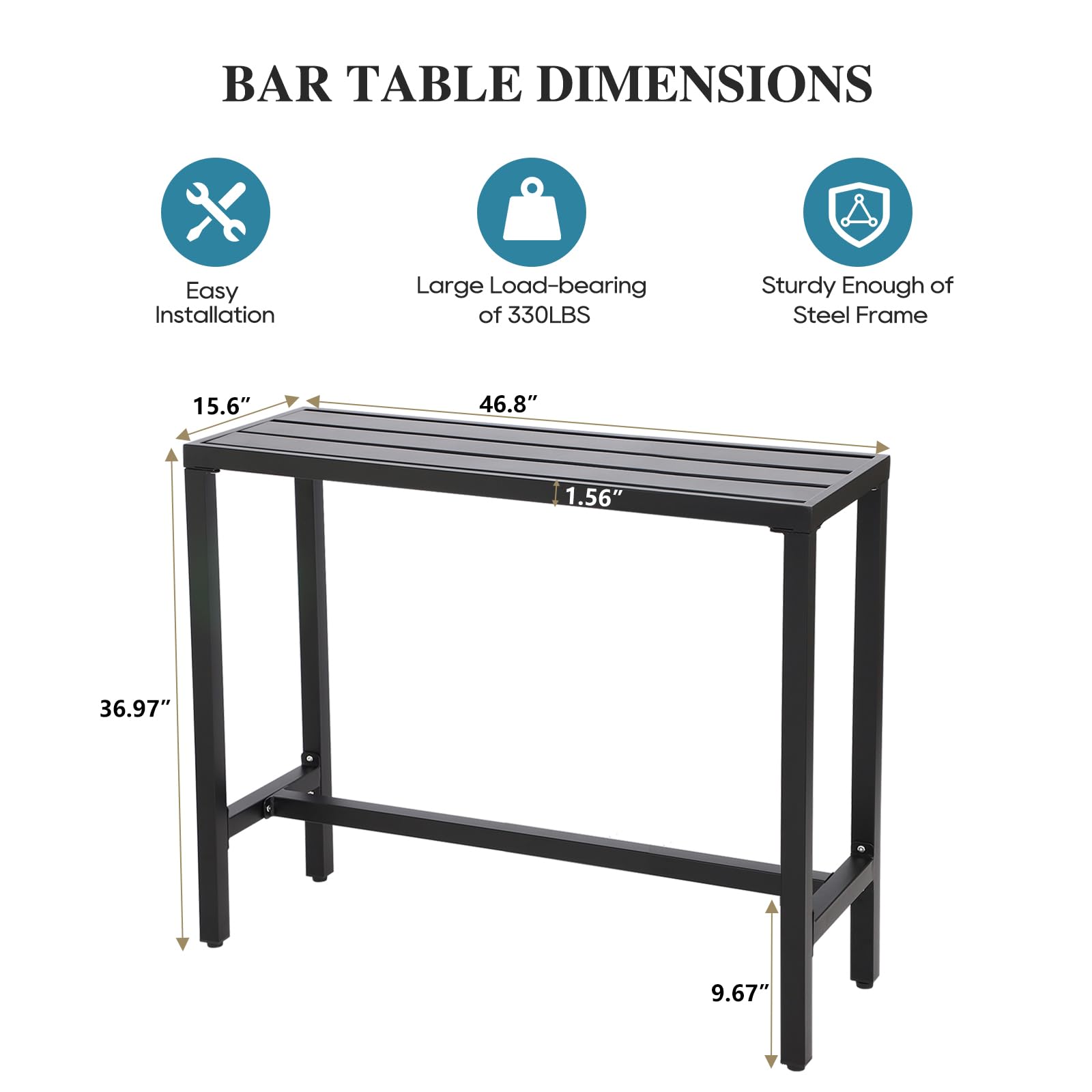 Outdoor Bar Table 47