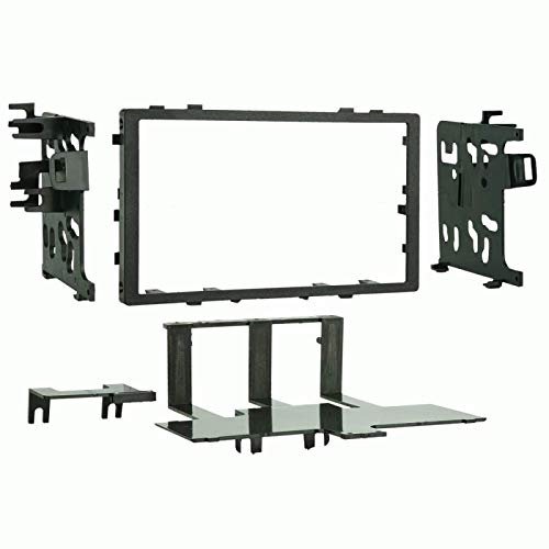Universal Double Din Car Stereo Dash Kit - Compatible with 1999-2000 Honda Civic, Black Trim Bezel for Aftermarket Radio Installation | Perfect for Car Audio Upgrade & DIY Installation Projects