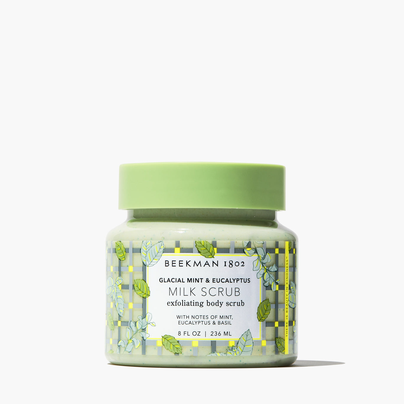 Glacial Mint & Eucalyptus Milk Scrub - Oat & Goat Milk Exfoliating Body Polish for Smooth Skin - Perfect for Spa Day & Self Care Routine