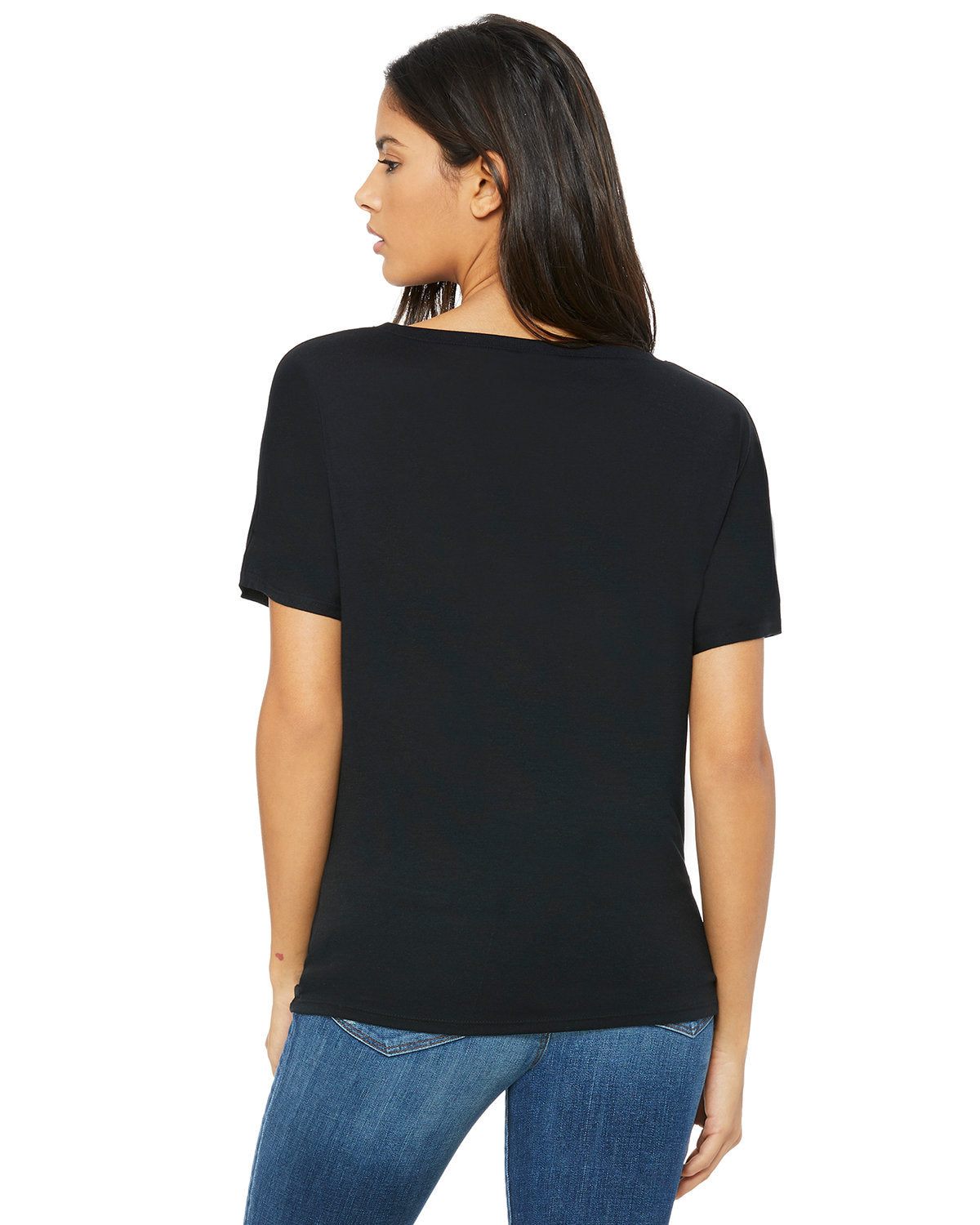 Bella + Canvas 8815 Women's Slouchy V-Neck T-Shirt - Soft & Comfortable Casual Tee for Everyday Wear, Lounge, and Outfits