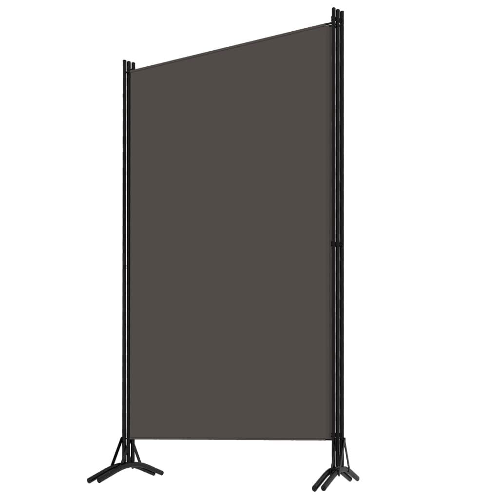 CHARMMA 3-Panel Room Divider Screen - Anthracite Gray 102.4 x 70.9 Inches - Lightweight 3.71KG - Privacy Partition for Home, Office & Studio Decor