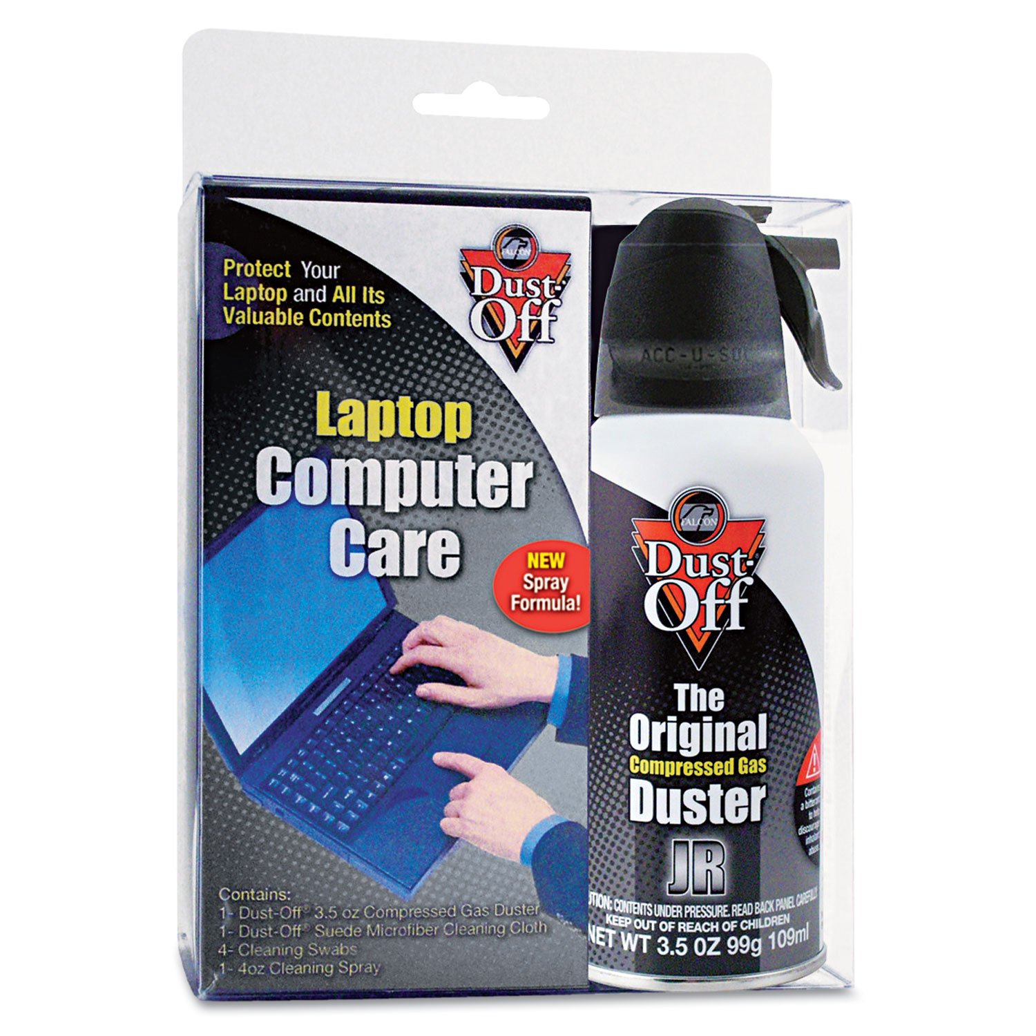 Dust-Off Dclt Laptop Computer Care Kit (Faldclt) - Essential Cleaning Tools for Laptop Maintenance at Home or Office