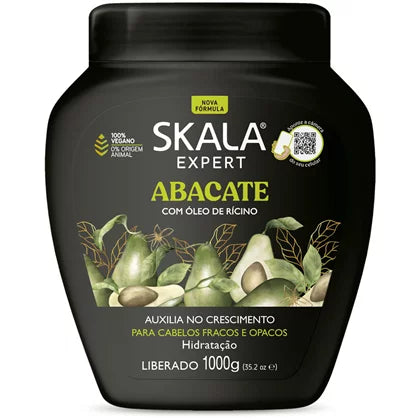 Skala Avocado Treatment Cream - Deep Moisturizing Hair Care for Dry & Damaged Hair - Perfect for Salon-Quality Results at Home