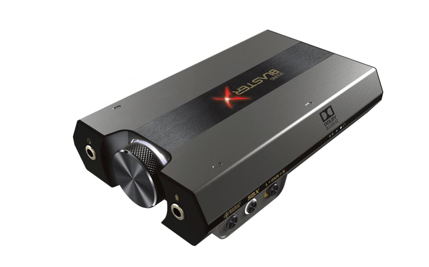 Sound BlasterX G6 High-Resolution External DAC and Amplifier for PS4, Xbox, PC Gaming - Enhance Audio for Competitive Gaming & Streaming