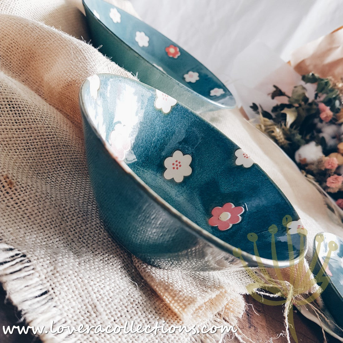 Aito Japan Nordic Floral Dinnerware Set - 60% Off Sale - Elegant Plates, Bowls & Cups for Home Dining, Wedding Registry & Gift Giving