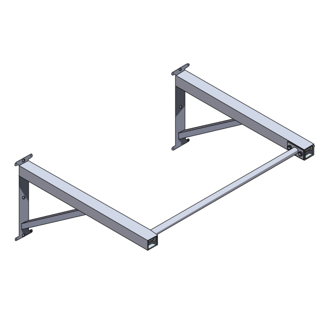 XM Wall Mounted Chin Up Bar - Heavy Duty Pull Up Bar for Home Gym, Doorway & Outdoor Workouts - Perfect for Strength Training & Fitness Enthusiasts