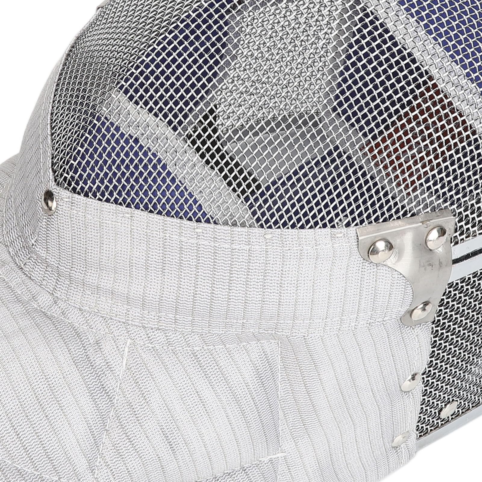 Steel Mesh Fencing Helmet with PU Leather Mask - Protective Face & Head Gear for Beginner to Advanced Fencers - Ideal for Training, Competitions & Safety Practice