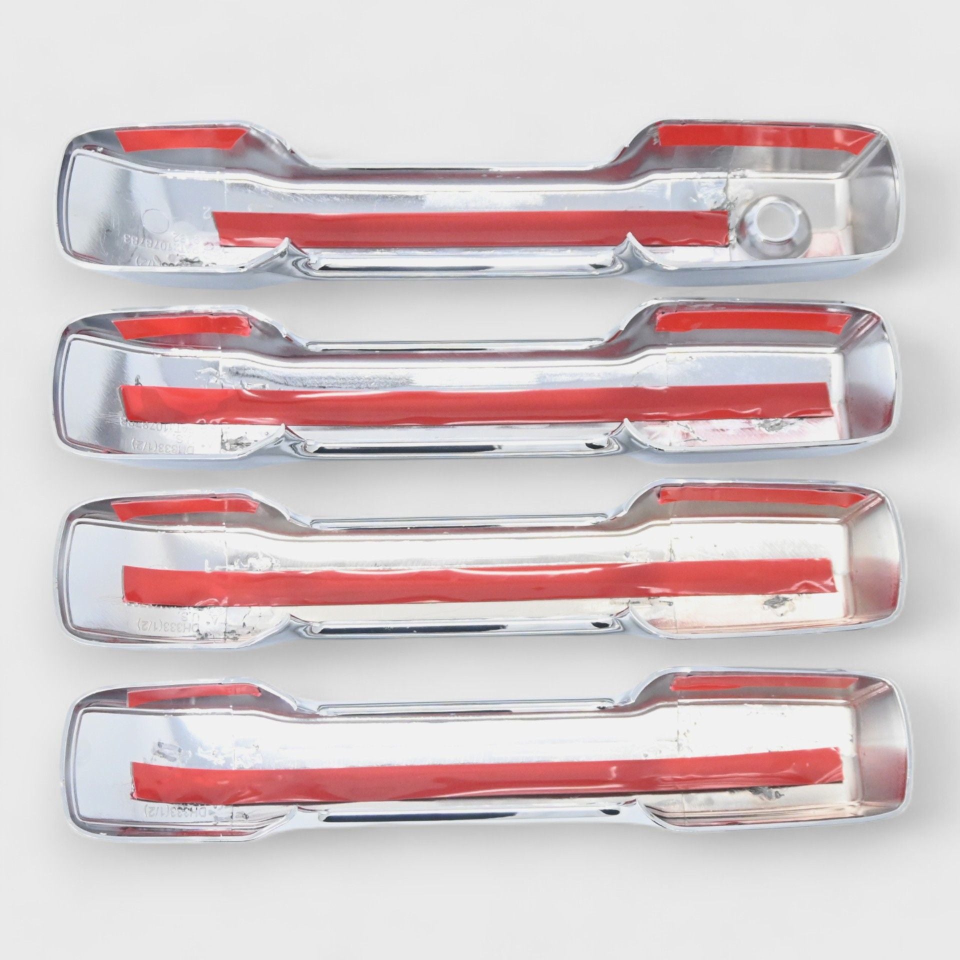 Chrome Door Handle Cover DH333 - Premium Stainless Steel Protection for Cars & Trucks - Perfect for Weatherproofing & Anti-Theft Security