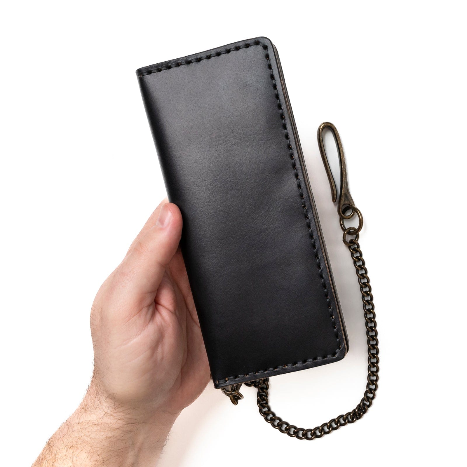 Genuine Leather Long Wallet for Men - Slim RFID Blocking Bifold Wallet with Multiple Card Slots - Perfect for Travel, Business & Everyday Use