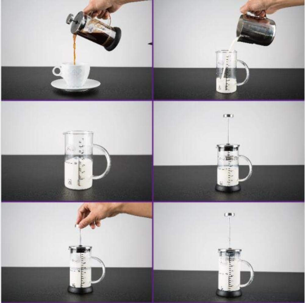 Premium Glass French Press Coffee Maker - 34oz Heat-Resistant Coffee & Tea Press Pot with Stainless Steel Filter - Perfect for Home, Office & Camping Brewing