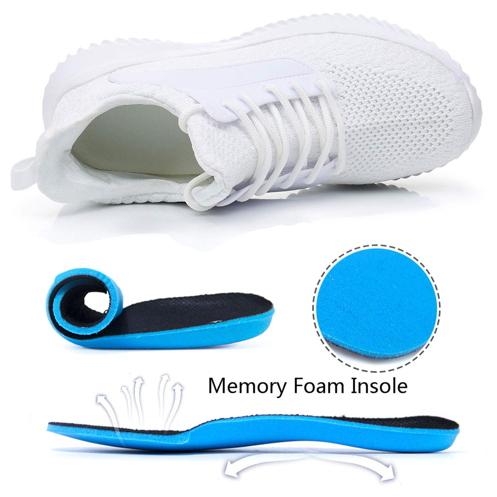 **Men's Slip-On Memory Foam Walking Shoes - Lightweight Breathable Sneakers for Running, Gym, Jogging, Tennis | Indoor & Outdoor Workout & Casual Wear**    *Perfect for daily walks, gym sessions, outdoor runs, and casual outings.*