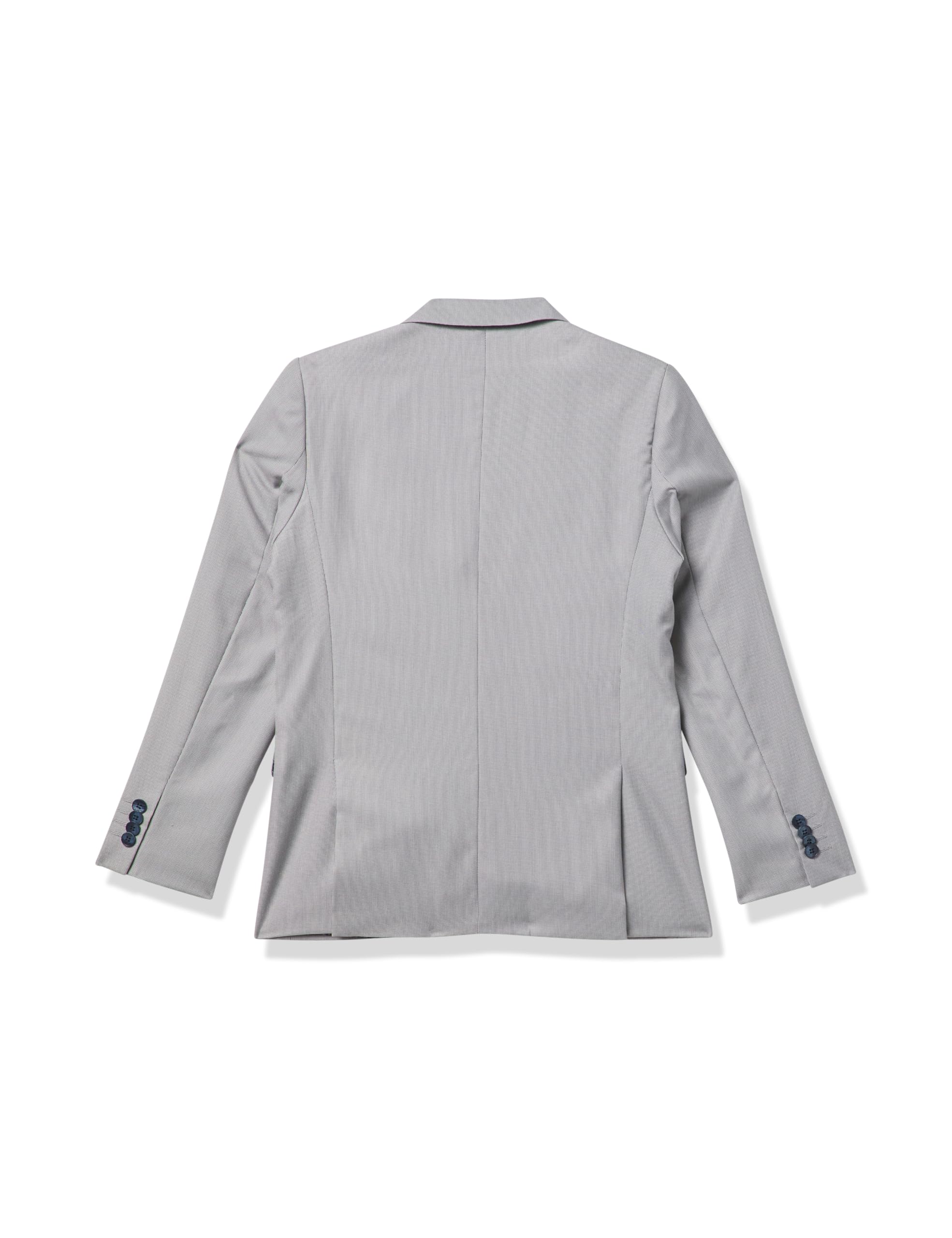 Isaac Mizrahi Boys' Slim-Fit Birdseye Suit Jacket & Pants Set - Formal Wear for Weddings, School Events & Special Occasions