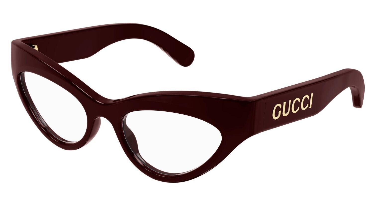Gucci GG1295O 002 Red Extreme Cat Eye Women's Eyeglasses - Stylish Designer Glasses for Women, Fashionable Cat Eye Frames - Perfect for Work, Party & Everyday Wear