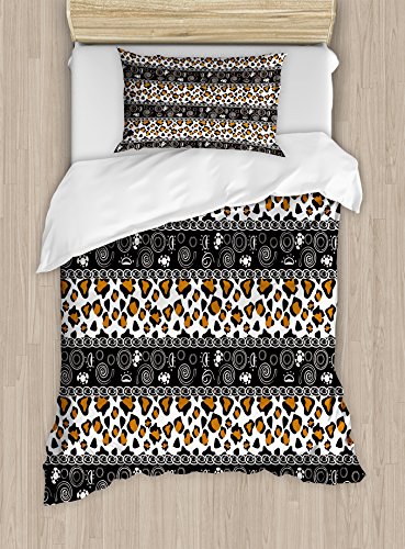 Dark Brown Orange White