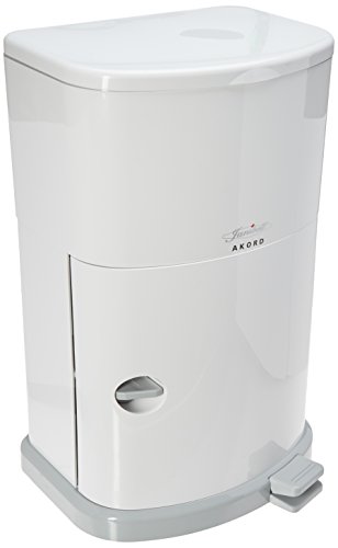 AKORD Adult Diaper Disposal System - Odor Control & Hygienic Waste Disposal for Incontinence Care (White) | Ideal for Home, Hospital & Elderly Care Facilities