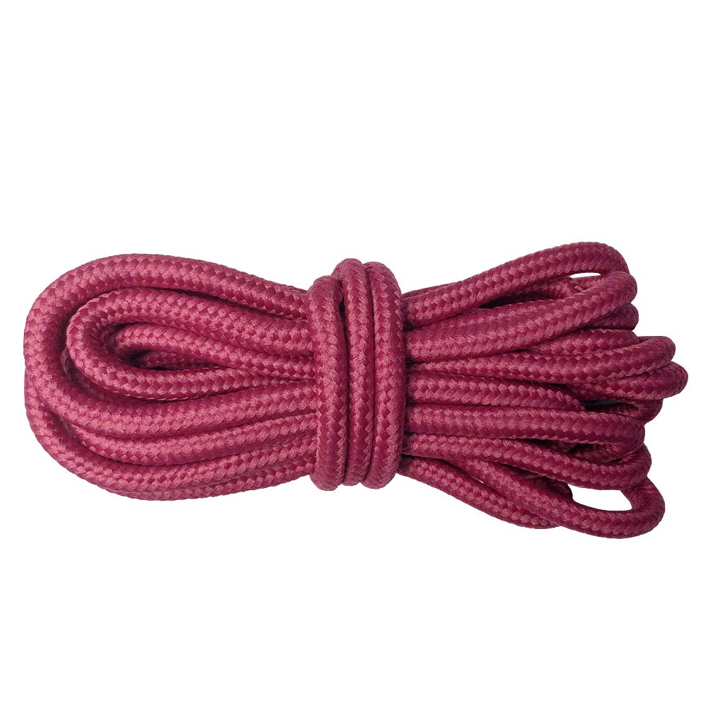 Premium Round Cotton Shoelaces for Boots, Sneakers & Athletic Shoes - 47-71 Inch (120-180cm) - Durable & Stylish Laces for Running, Hiking & Everyday Wear